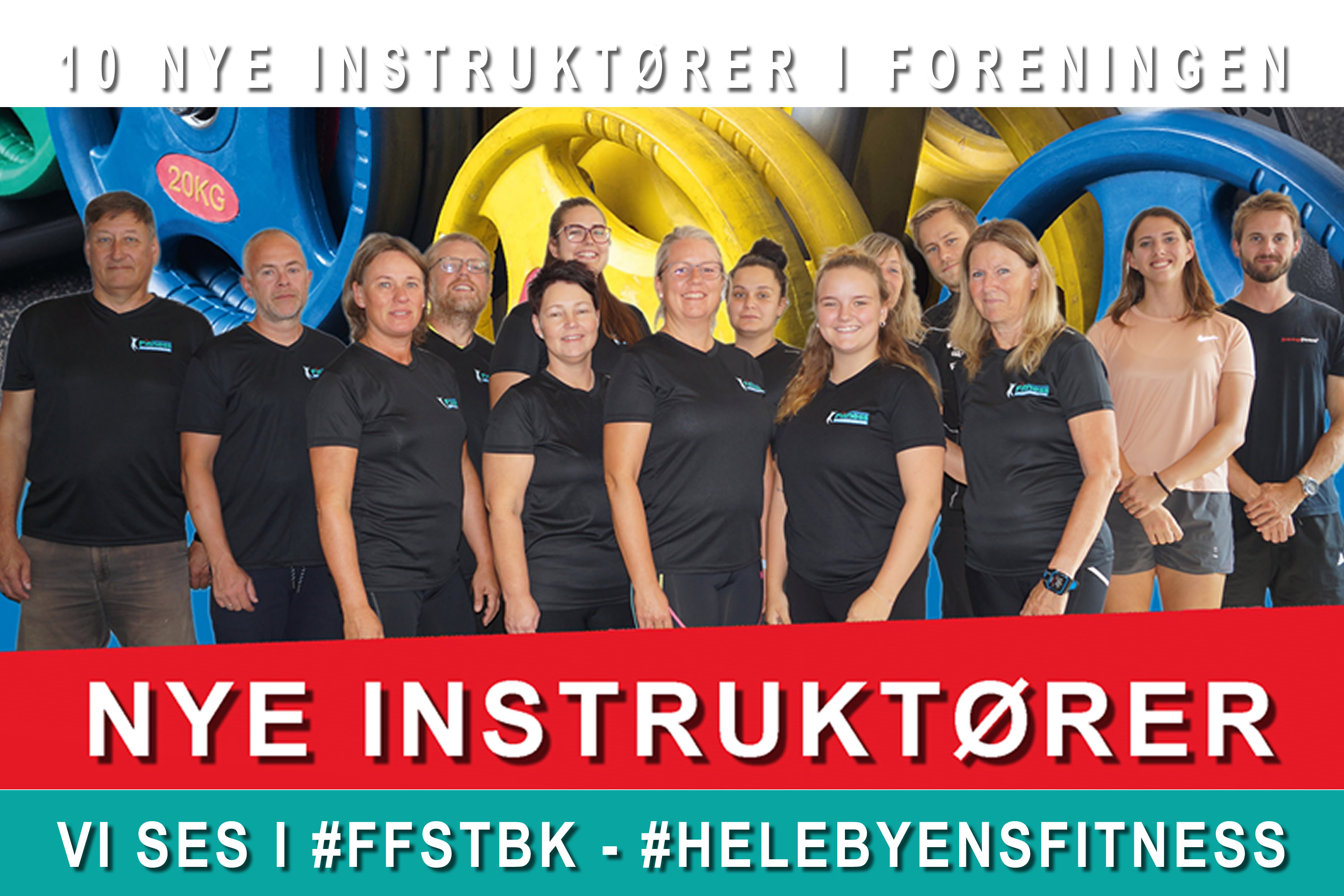 10 nye fitnessinstruktører i foreningen